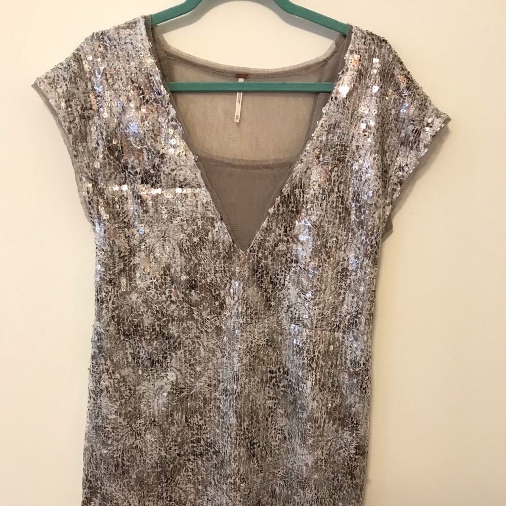 Free people party sequin sexy dress